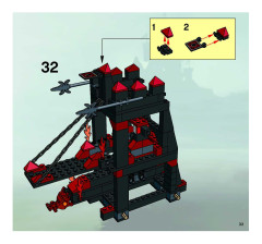 LEGO 8800 instructions page 33 – build guide