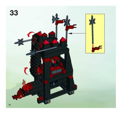 LEGO 8800 instructions page 34 – build guide