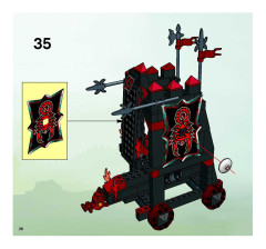 LEGO 8800 instructions page 36 – build guide