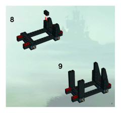 LEGO 8800 instructions page 7 – build guide