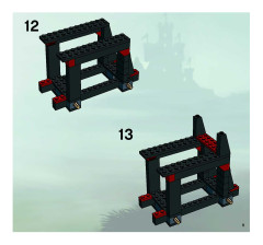 LEGO 8800 instructions page 9 – build guide