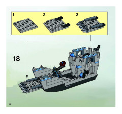 LEGO 8801 instructions page 18 – build guide