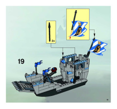 LEGO 8801 instructions page 19 – build guide