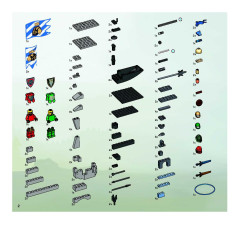 LEGO 8801 instructions page 2 – build guide