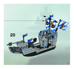 LEGO 8801 instructions page 21 – build guide