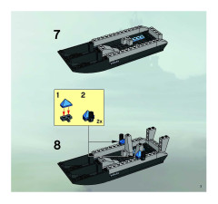 LEGO 8801 instructions page 7 – build guide