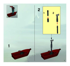 LEGO 8802 instructions page 5 – build guide