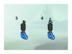 LEGO 8809 instructions page 9 – build guide