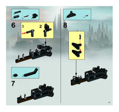LEGO 8811 instructions page 11 – build guide