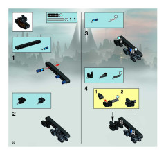 LEGO 8811 instructions page 22 – build guide