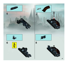 LEGO 8811 instructions page 23 – build guide