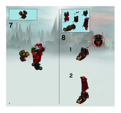 LEGO 8811 instructions page 4 – build guide