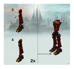 LEGO 8811 instructions page 5 – build guide