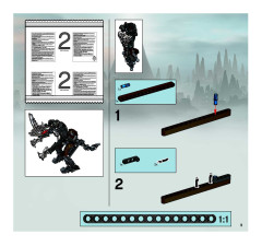 LEGO 8811 instructions page 9 – build guide