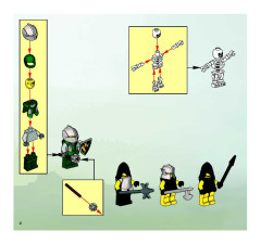 LEGO 8813 instructions page 2 – build guide