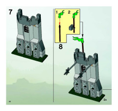 LEGO 8813 instructions page 40 – build guide