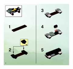 LEGO 8813 instructions page 6 – build guide