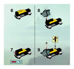 LEGO 8813 instructions page 7 – build guide