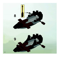 LEGO 8821 instructions page 10 – build guide