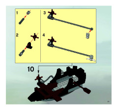 LEGO 8821 instructions page 11 – build guide