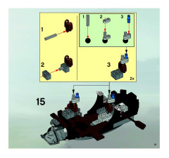 LEGO 8821 instructions page 15 – build guide