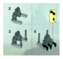LEGO 8821 instructions page 3 – build guide