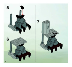 LEGO 8821 instructions page 4 – build guide