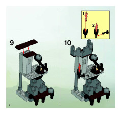 LEGO 8821 instructions page 6 – build guide
