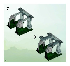 LEGO 8822 instructions page 12 – build guide