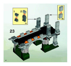 LEGO 8822 instructions page 26 – build guide