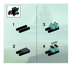 LEGO 8822 instructions page 3 – build guide