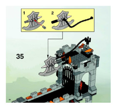 LEGO 8822 instructions page 38 – build guide