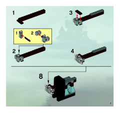 LEGO 8822 instructions page 5 – build guide