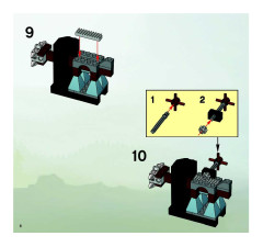 LEGO 8822 instructions page 6 – build guide