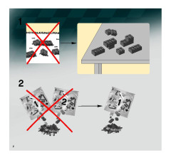 LEGO 8863 instructions page 2 – build guide
