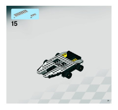LEGO 8863 instructions page 21 – build guide