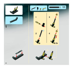 LEGO 8863 instructions page 22 – build guide