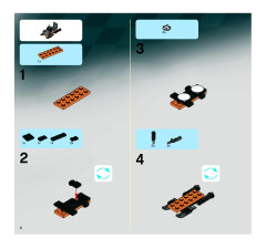 LEGO 8863 instructions page 4 – build guide