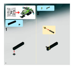LEGO 8863 instructions page 6 – build guide