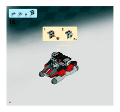 LEGO 8863 instructions page 12 – build guide