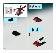 LEGO 8863 instructions page 2 – build guide