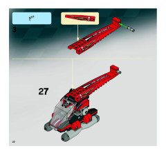 LEGO 8863 instructions page 22 – build guide