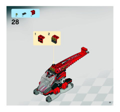 LEGO 8863 instructions page 23 – build guide