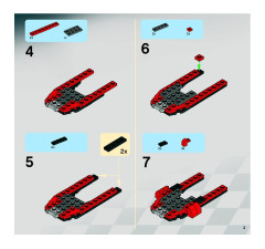 LEGO 8863 instructions page 3 – build guide