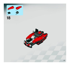 LEGO 8863 instructions page 43 – build guide