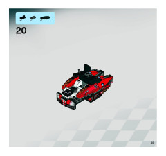 LEGO 8863 instructions page 45 – build guide