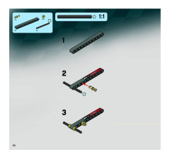 LEGO 8863 instructions page 50 – build guide
