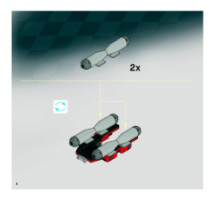 LEGO 8863 instructions page 6 – build guide