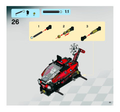 LEGO 8863 instructions page 65 – build guide