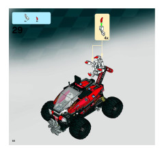 LEGO 8863 instructions page 68 – build guide